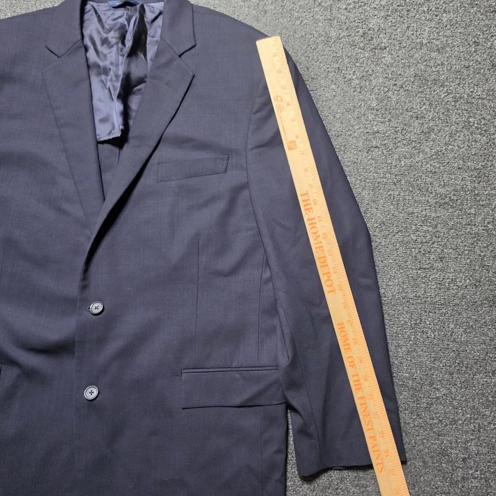 Brooks Brothers Blazer Navy Mens 46R Regent BrooksCool Travel Wool Sport Coat